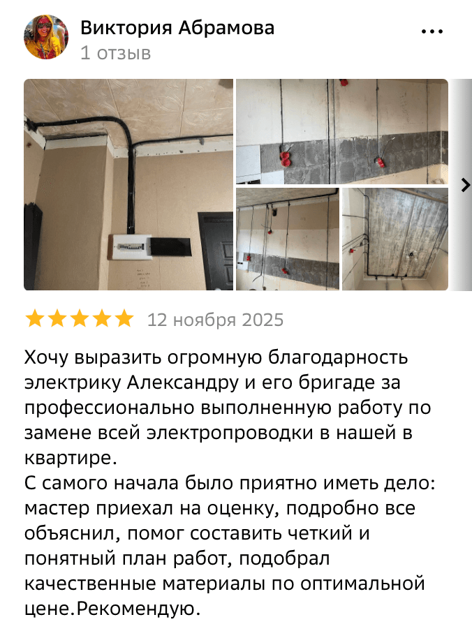 Отзыв Виктория Абрамова — скриншот Яндекс.Карт